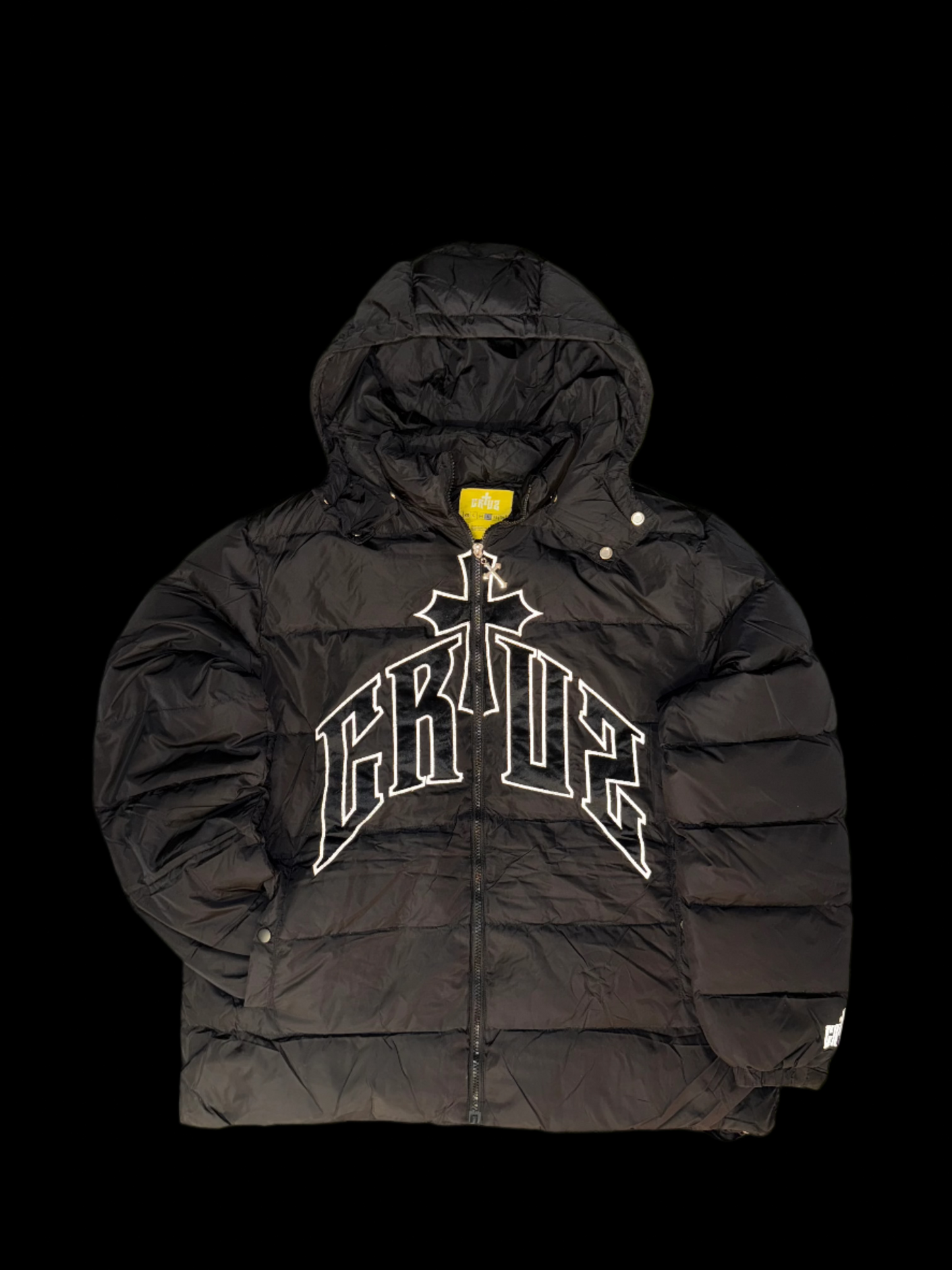 Down feather Jacket (White chest logo outline)