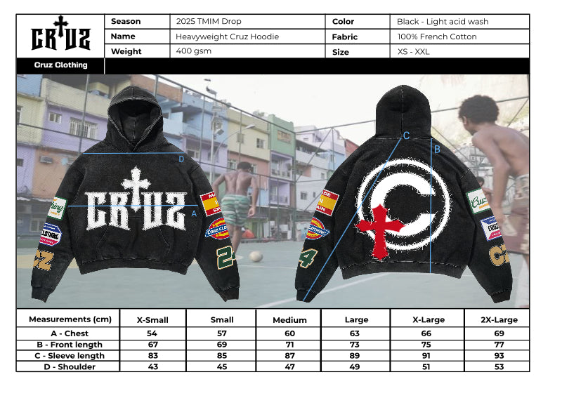 Heavyweight Cruz hoodie
