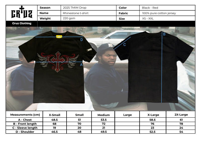 Rhinestone t-shirt